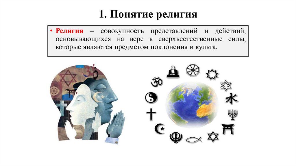 1. Понятие религия