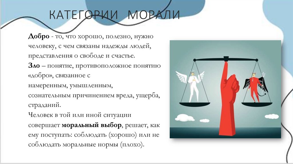 КАТЕГОРИИ МОРАЛИ