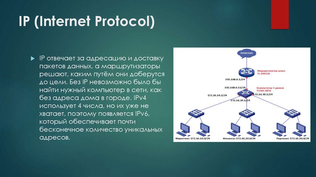IP (Internet Protocol)