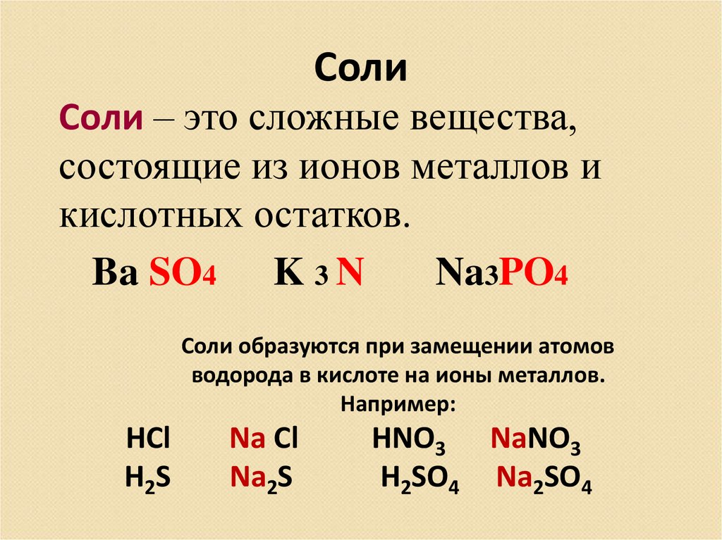 Соли