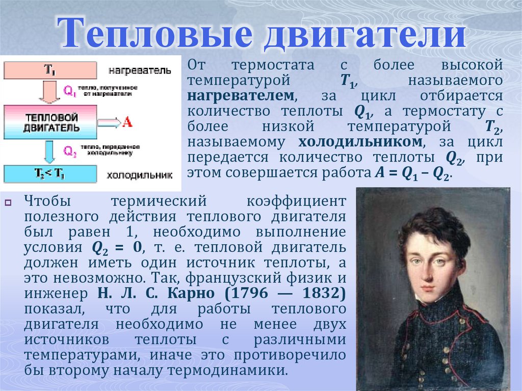 Тепловые двигатели