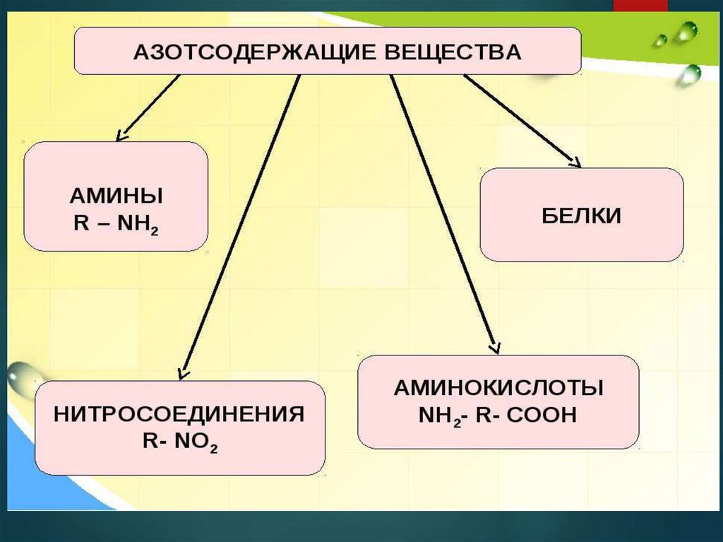 Азотсодержащие органические вещества
