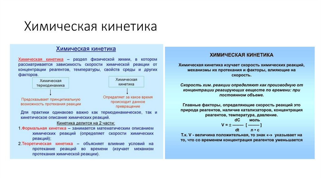 Химическая кинетика