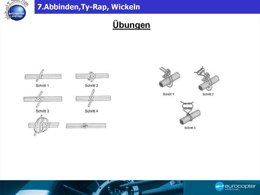 7.Abbinden,Ty-Rap, Wickeln