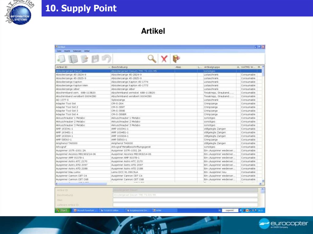 10. Supply Point