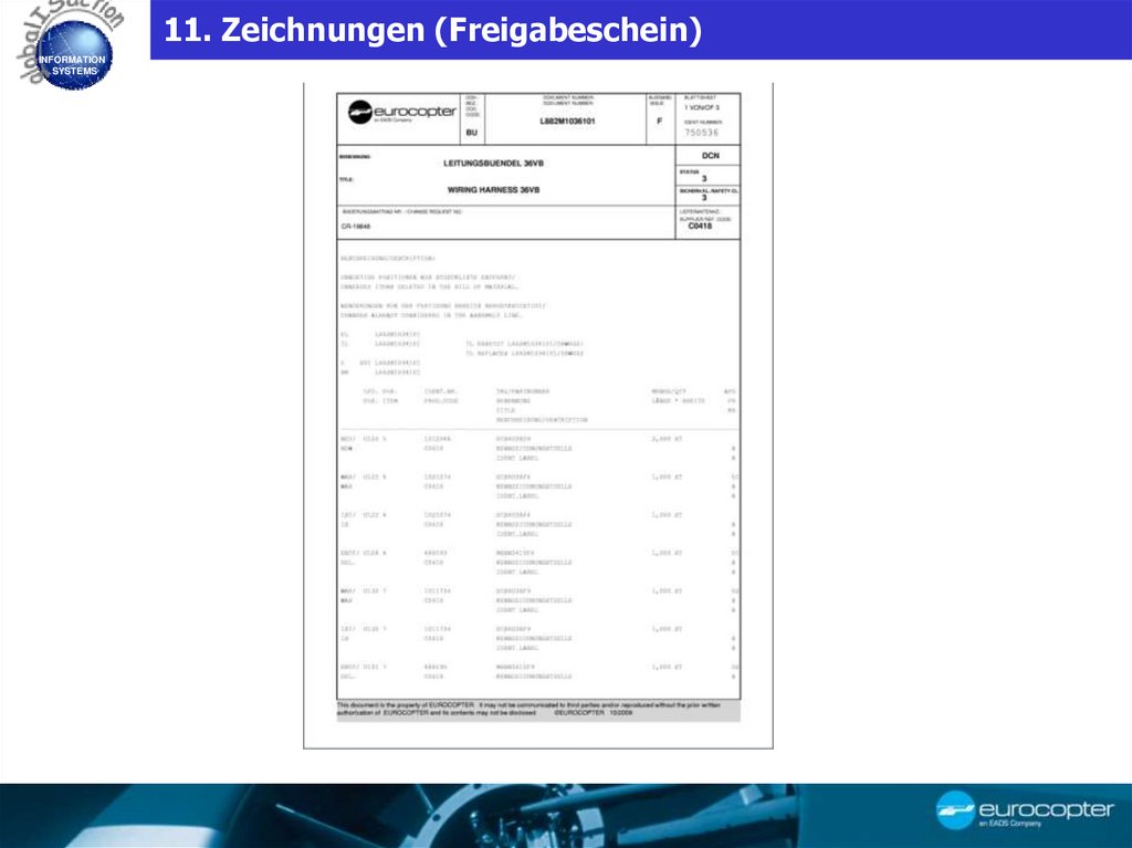11. Zeichnungen (Freigabeschein)