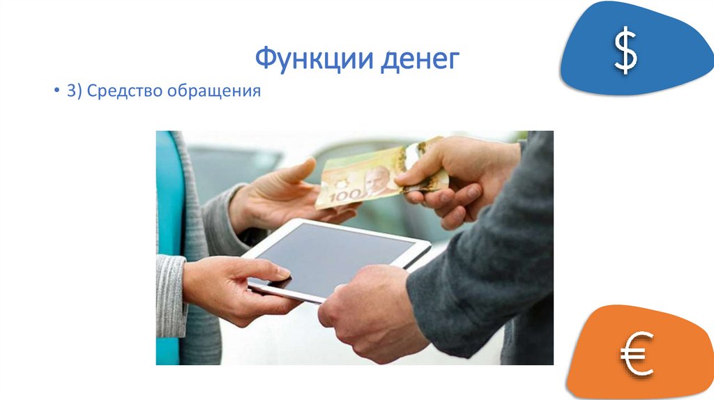 Функции денег