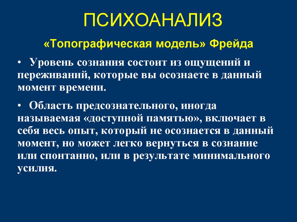 ПСИХОАНАЛИЗ