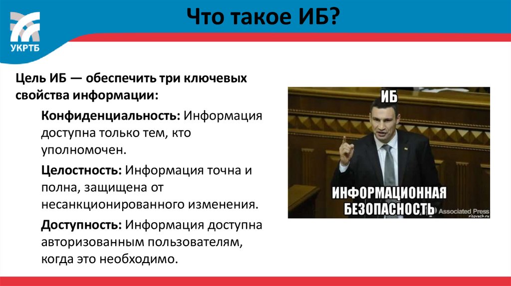 Что такое ИБ?