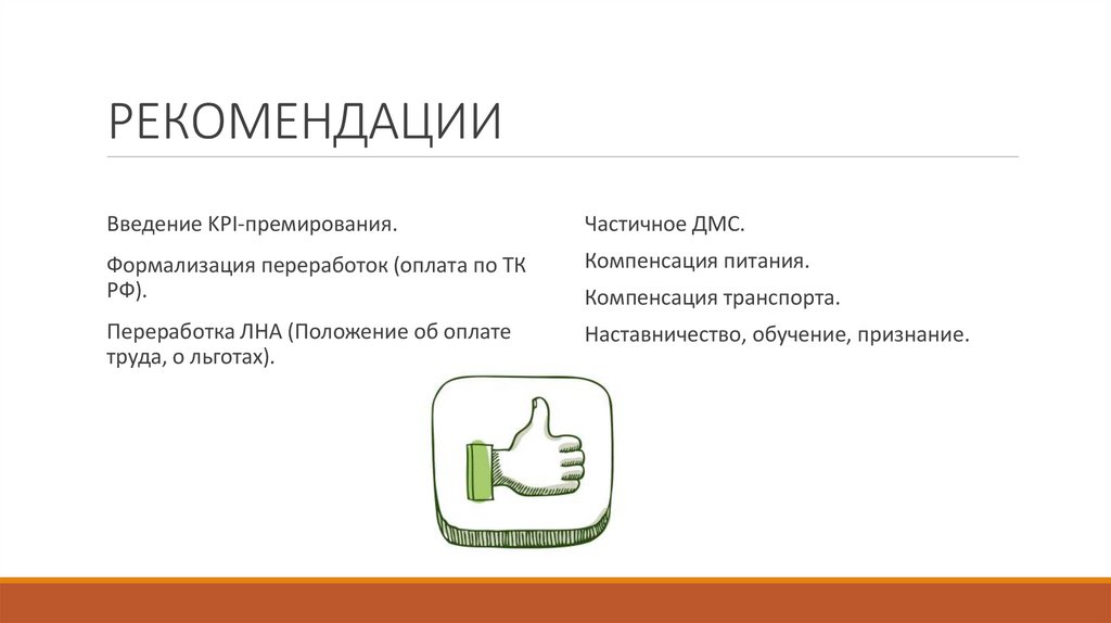 РЕКОМЕНДАЦИИ