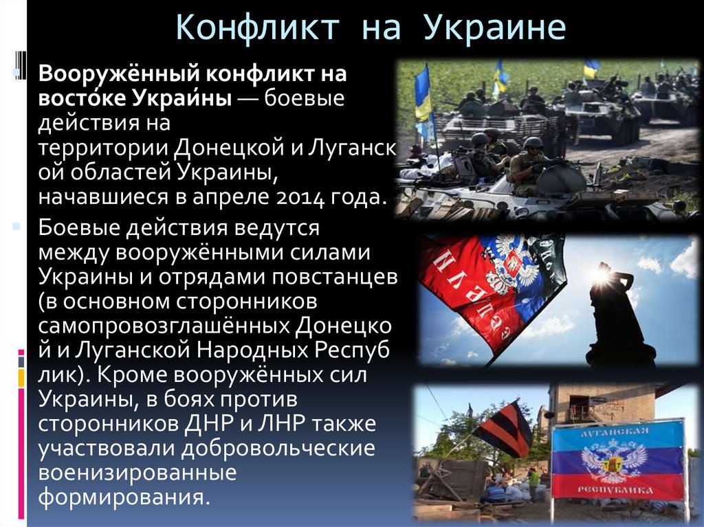 Конфликт на Украине