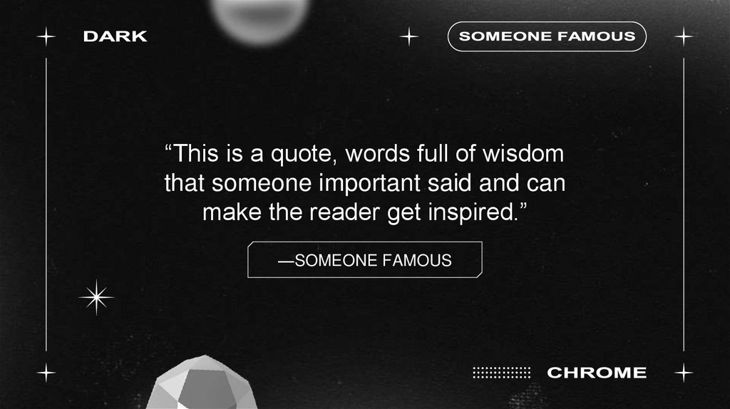 —SOMEONE FAMOUS