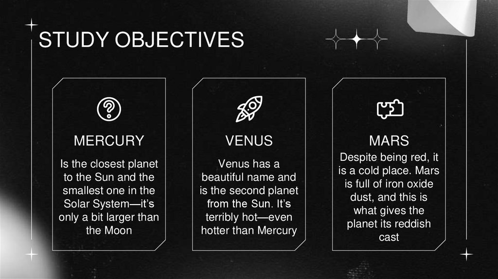 STUDY OBJECTIVES