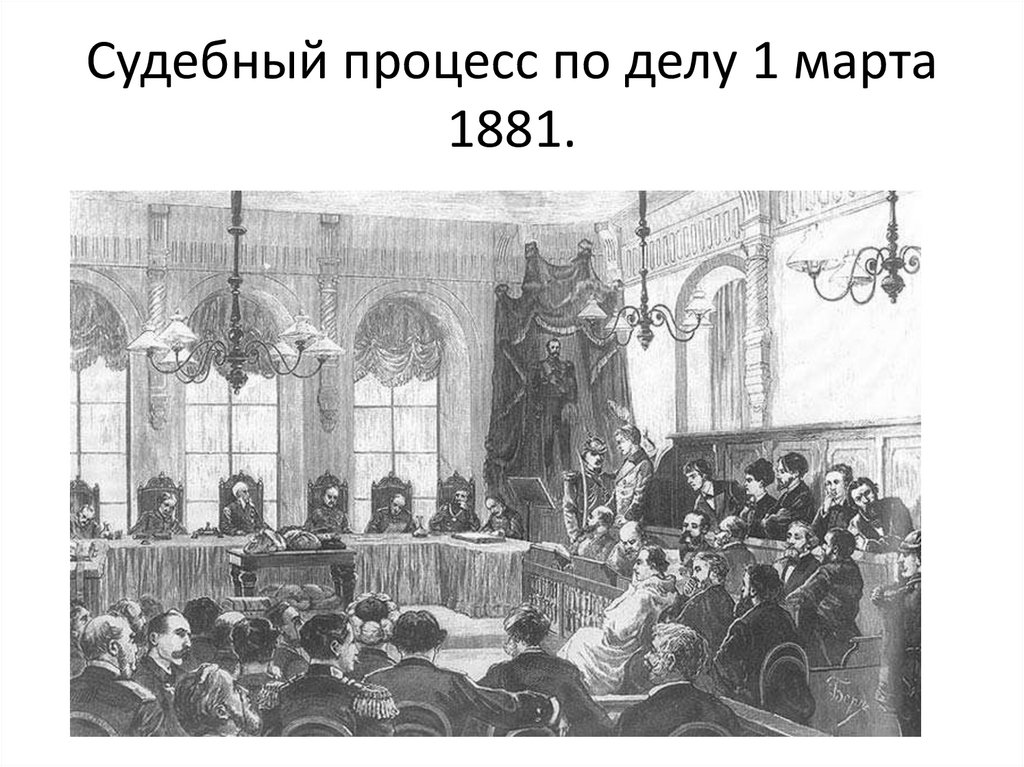 Судебный процесс по делу 1 марта 1881.
