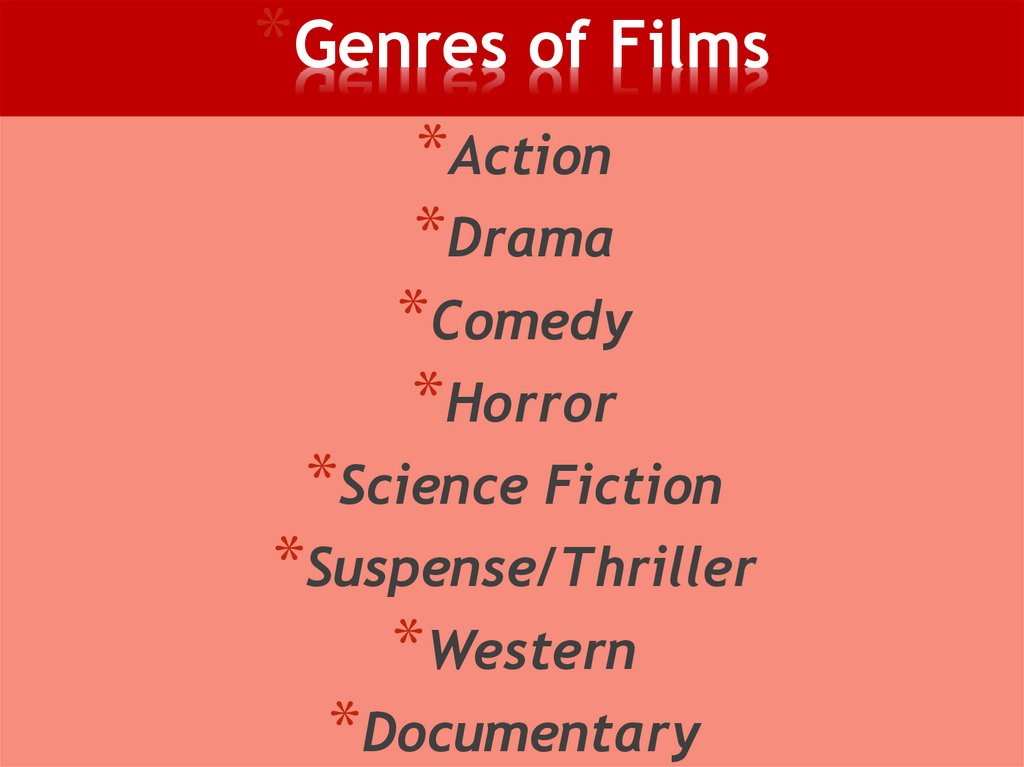 Genres of Films