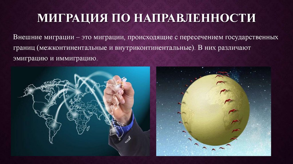 Миграция по направленности