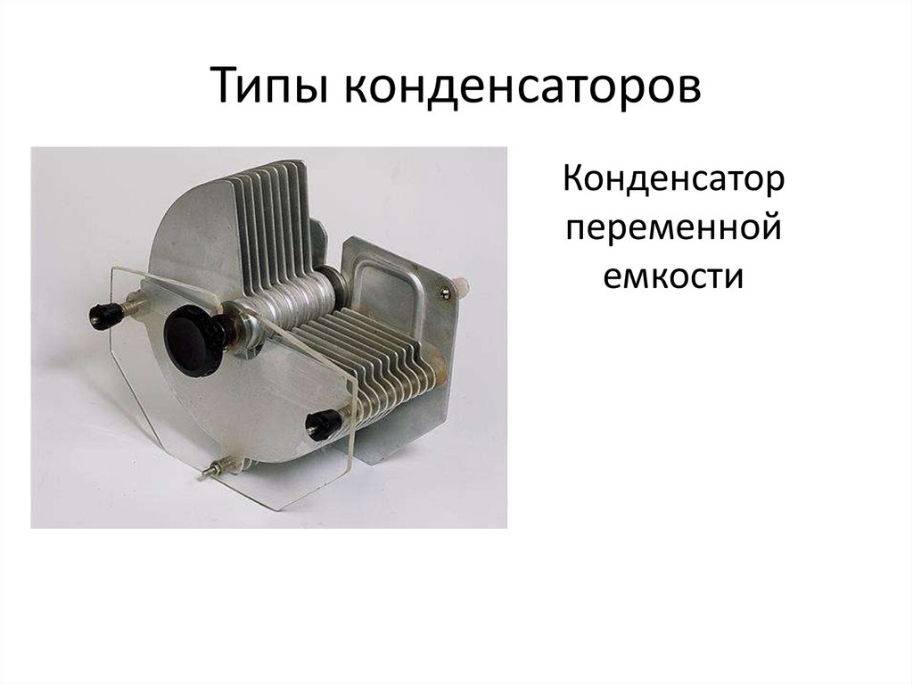 Типы конденсаторов