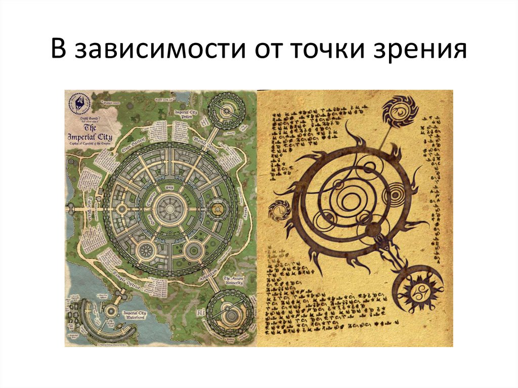 В зависимости от точки зрения