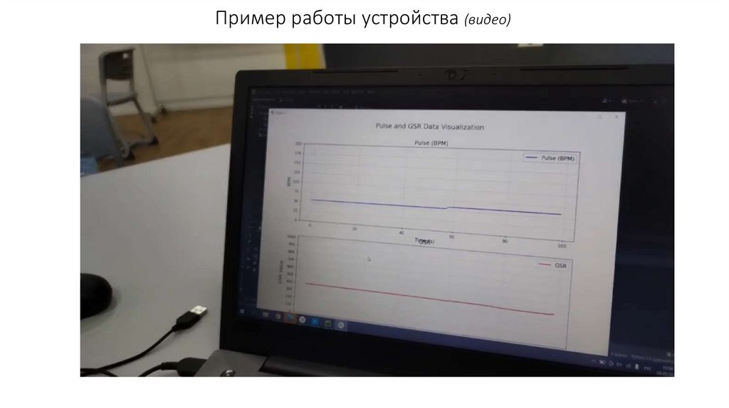 Пример работы устройства (видео)