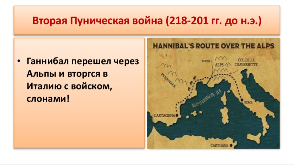 Вторая Пуническая война (218-201 гг. до н.э.)