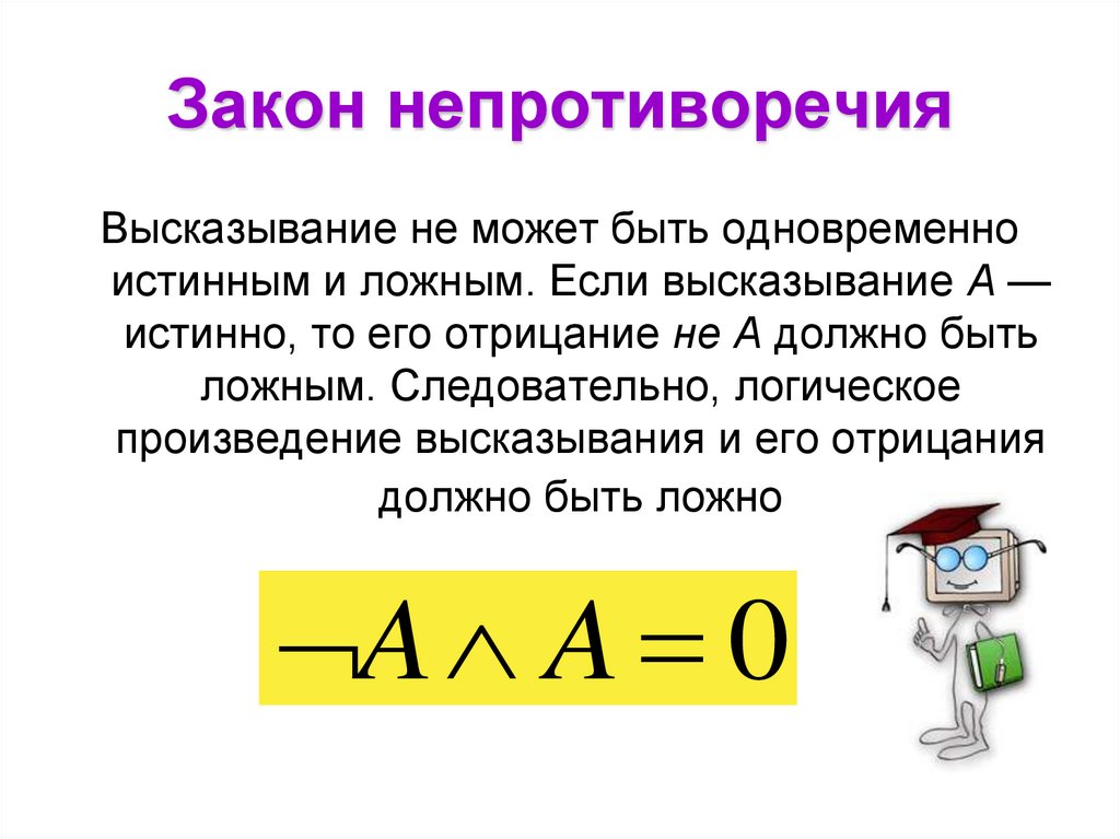 Закон непротиворечия