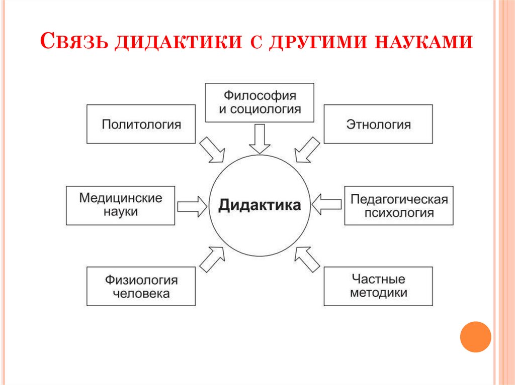 Связь дидактики с другими науками