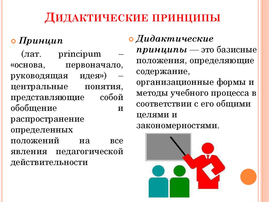 Дидактические принципы
