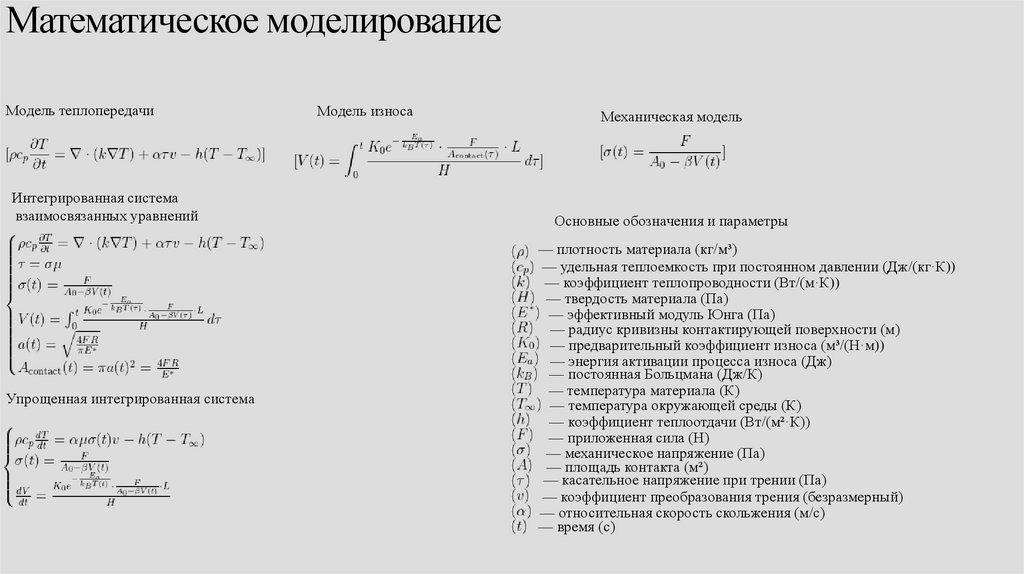 Математическое моделирование