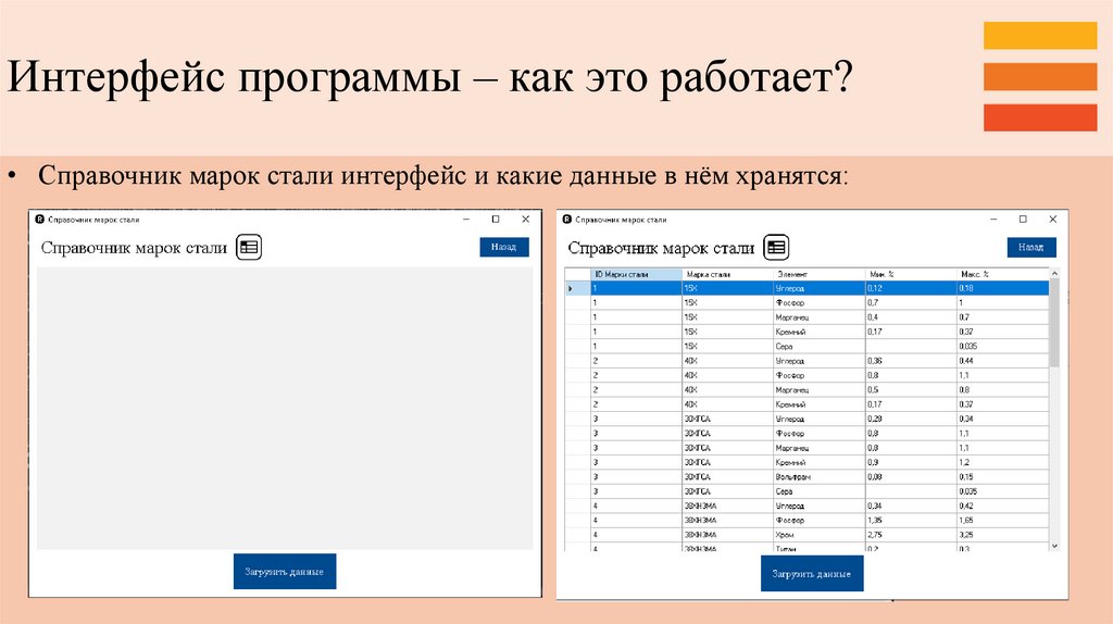 Интерфейс программы – как это работает?