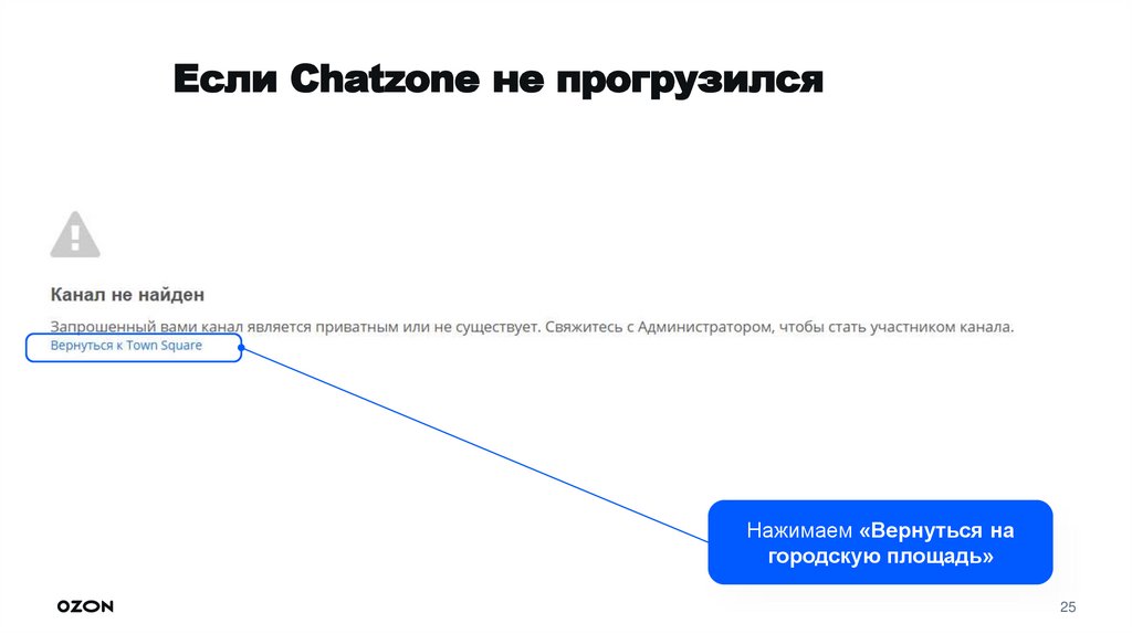 Если Chatzone не прогрузился