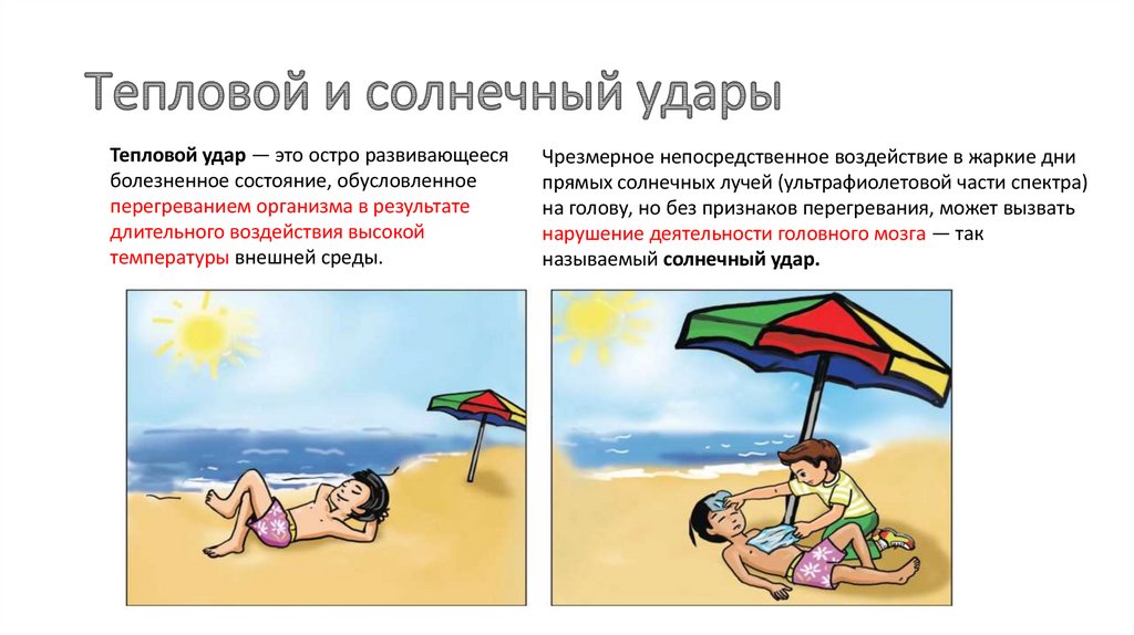 Тепловой и солнечный удары