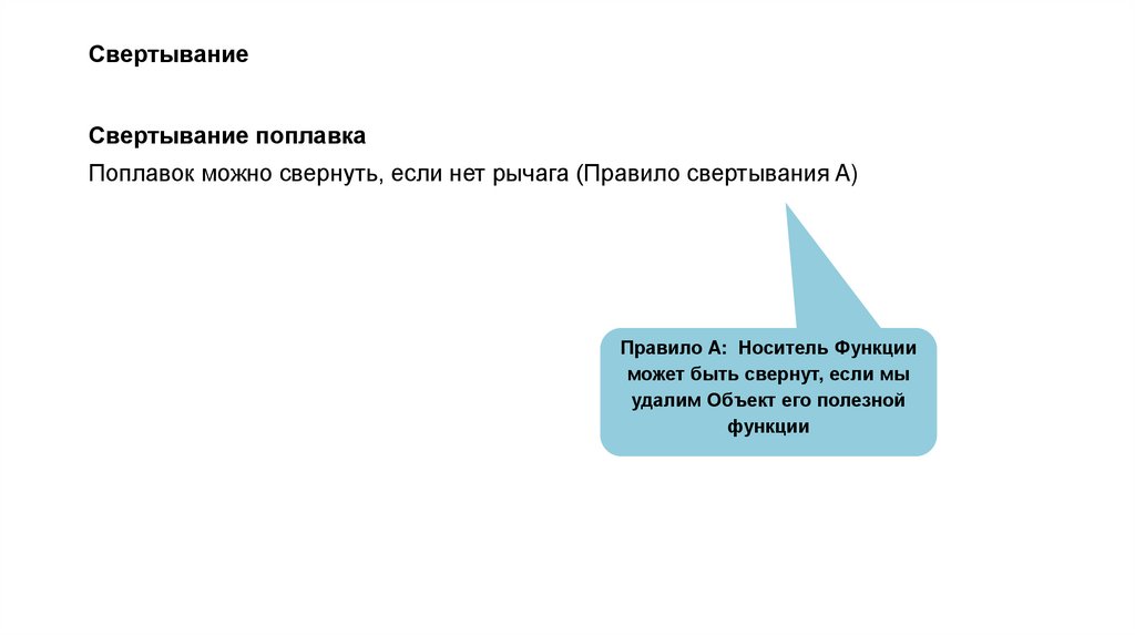 Свертывание