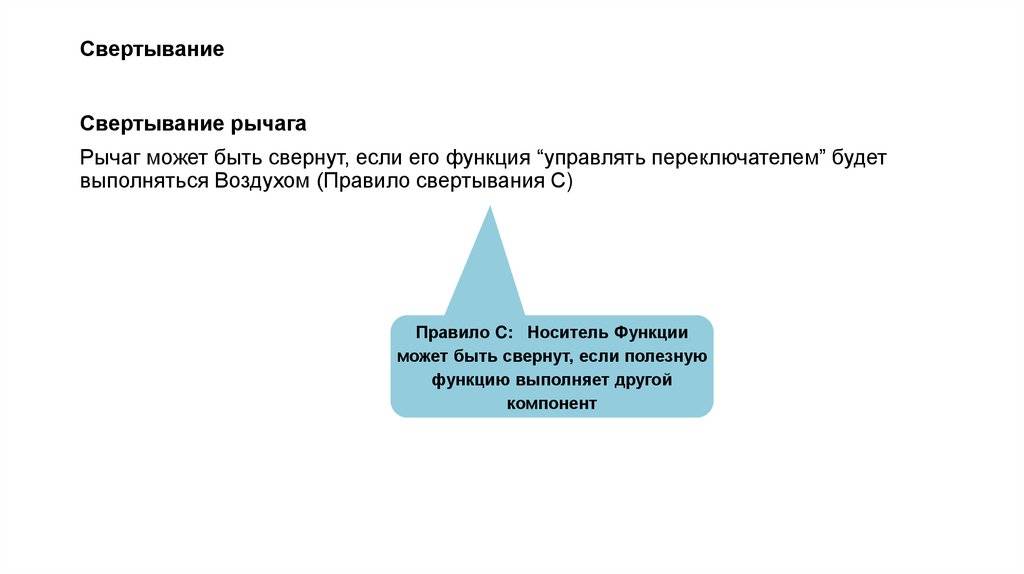 Свертывание