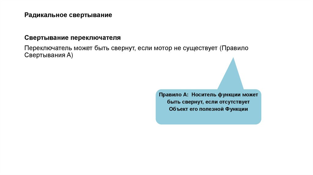 Радикальное свертывание