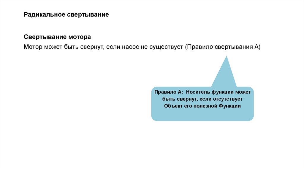 Радикальное свертывание