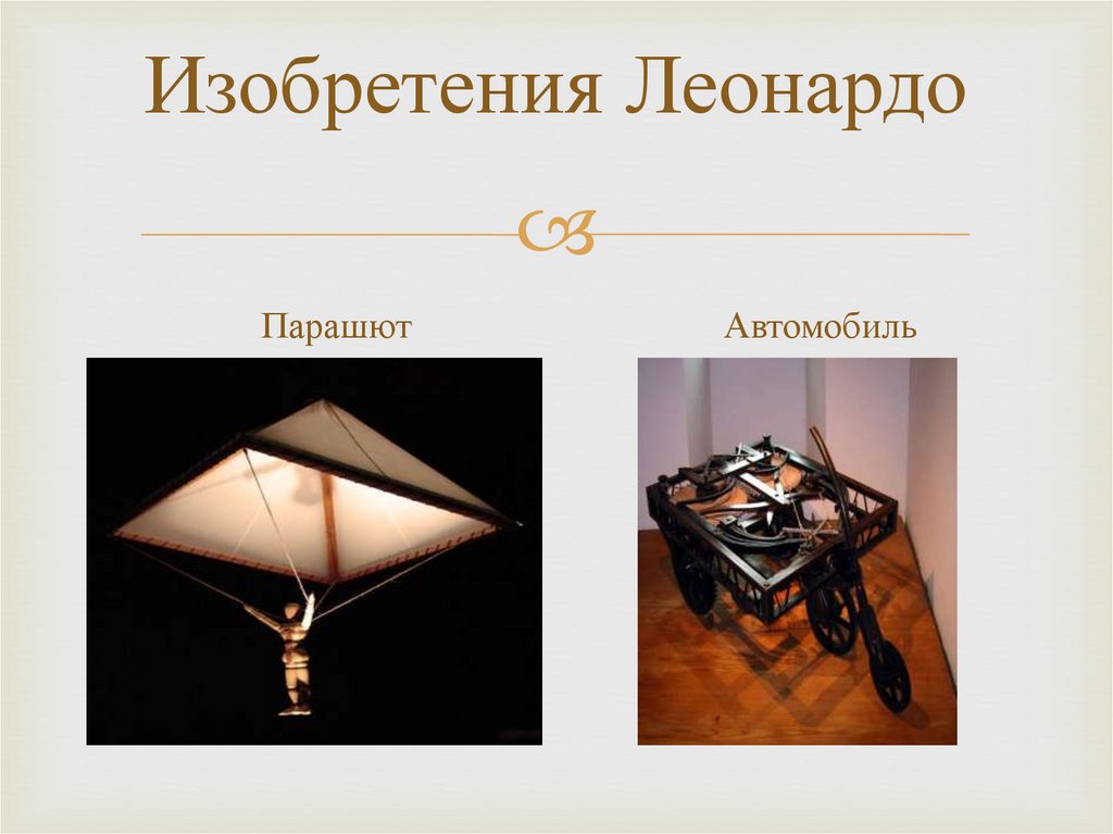 Изобретения Леонардо