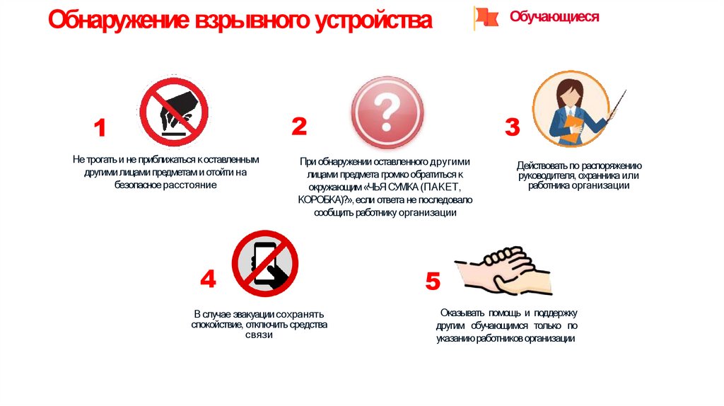 Обнаружение взрывного устройства