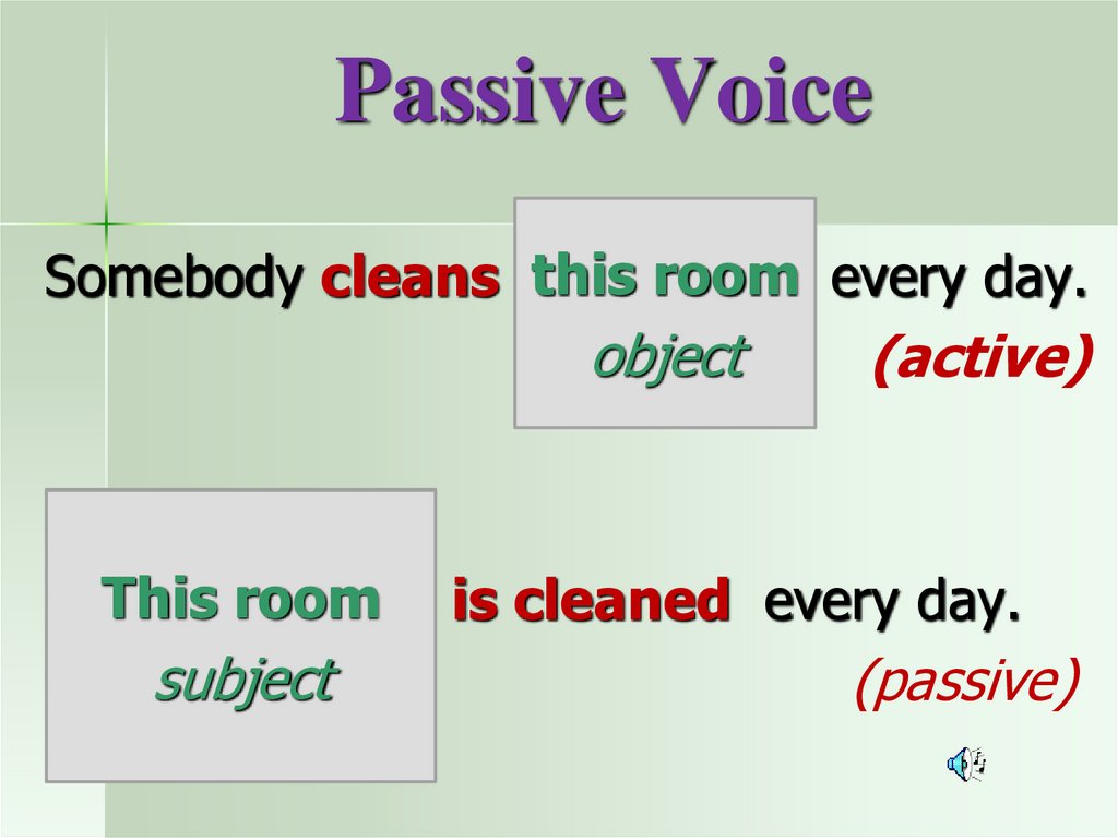 Passive Voice