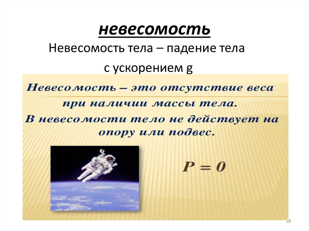 невесомость