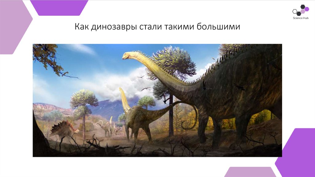Как динозавры стали такими большими