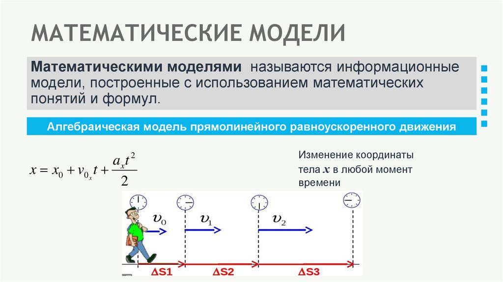 МАТЕМАТИЧЕСКИЕ МОДЕЛИ