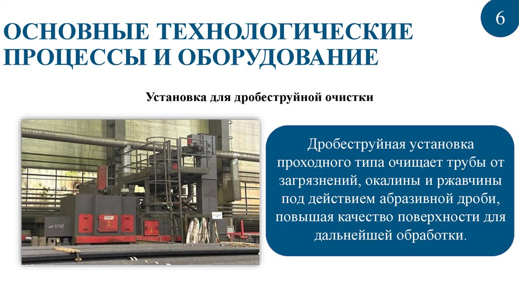 ОСНОВНЫЕ ТЕХНОЛОГИЧЕСКИЕ ПРОЦЕССЫ И ОБОРУДОВАНИЕ