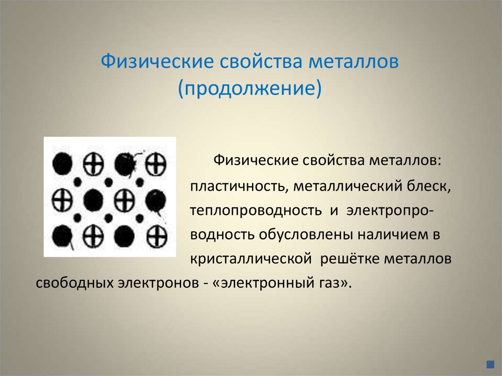 Физические свойства металлов (продолжение)