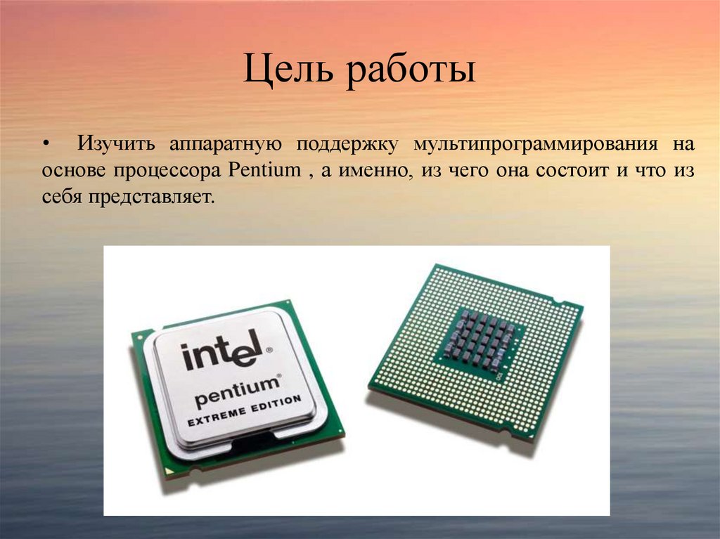 Цель работы