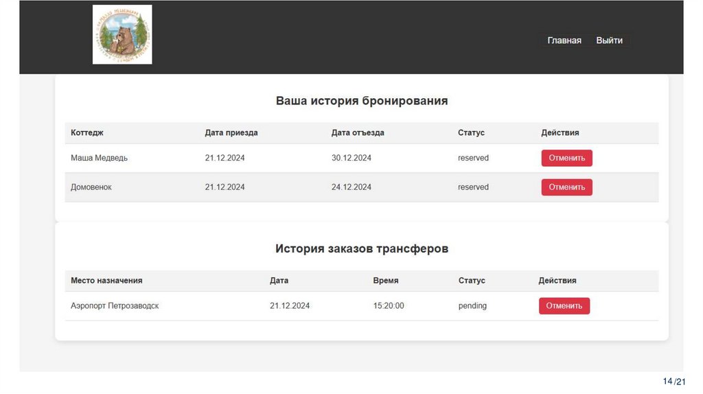 Интерфейс пользователя
