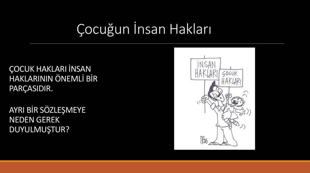 Çocuğun İnsan Hakları