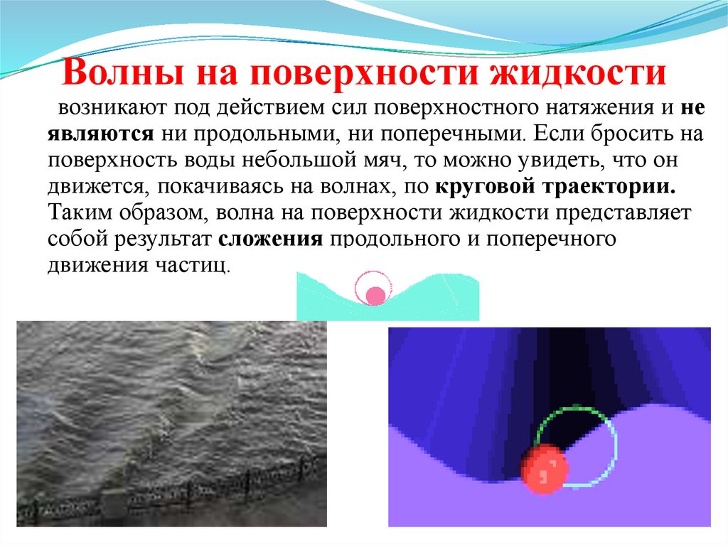 Волны на поверхности жидкости