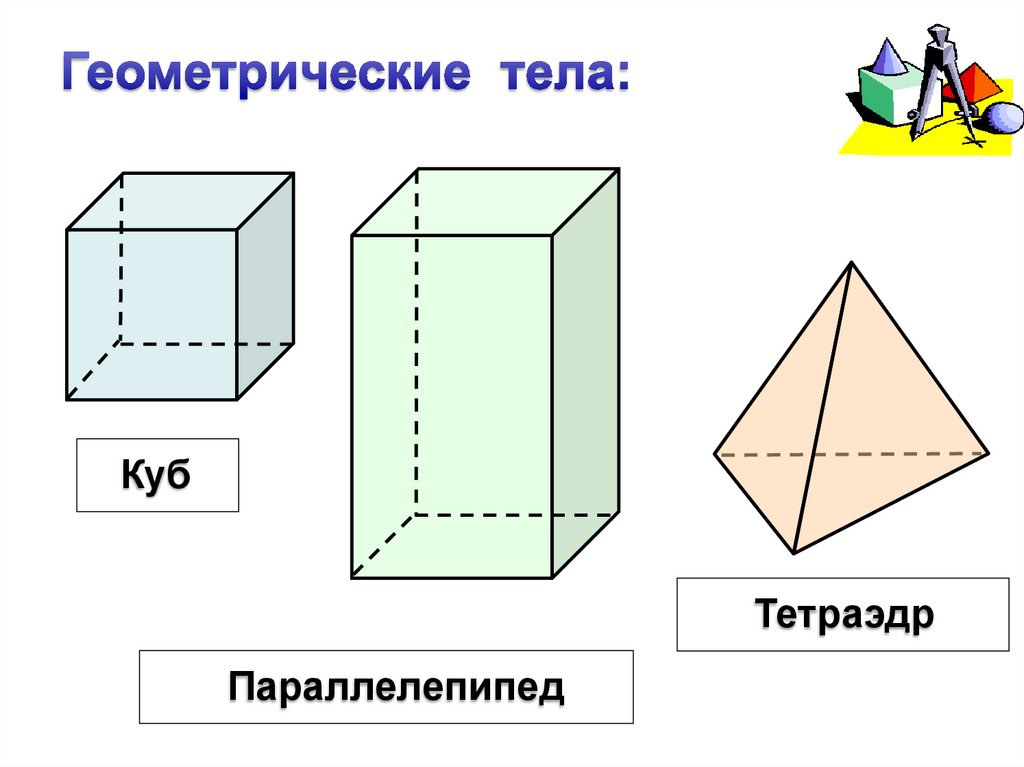 Геометрические тела:
