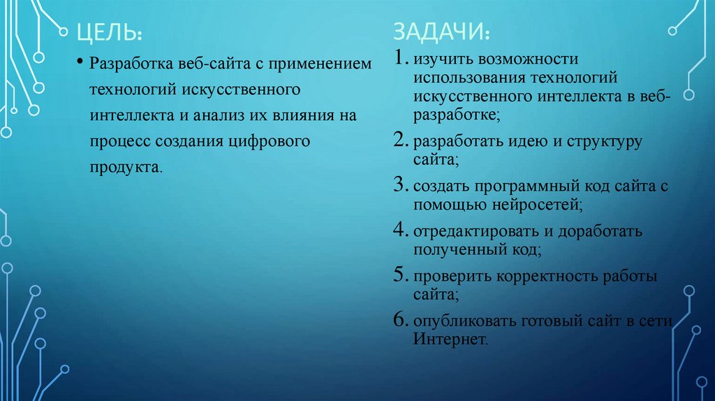 Цель: