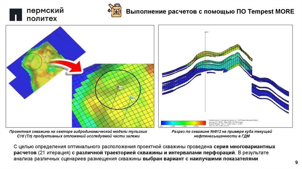 Выполнение расчетов с помощью ПО Tempest MORE